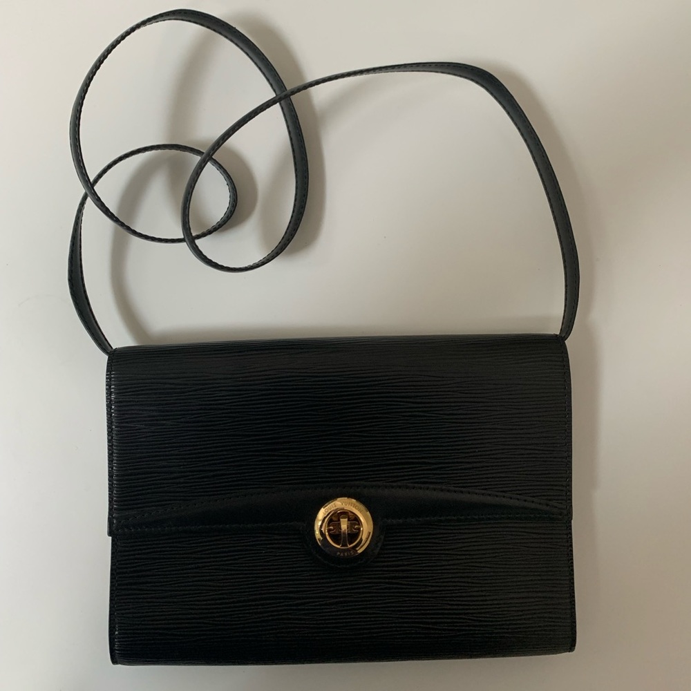 Authentic black Louis Vuitton bag